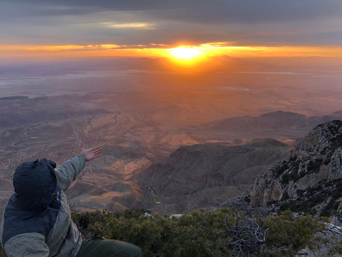 Guadalupe Mountains canyon and high country landscape